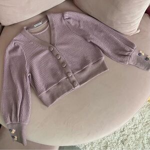 Petite Studio NYC - Celia Cardigan - Lavender - S